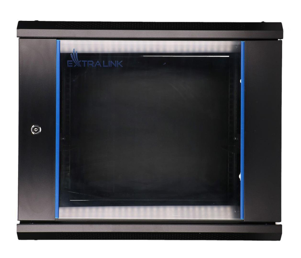 Extralink Wisząca 19" 9U 600x450mm (czarna) EX.7249 - 489298 - zdjęcie